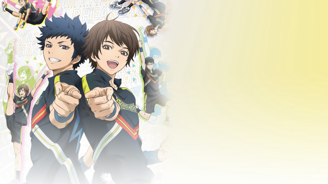 Anime characters thumbs up yellow free wallpaper for desktop - medium preview image