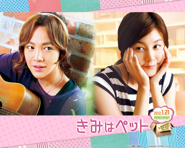 Girl guitar cellphone pink background free wallpaper for desktop - medium preview image