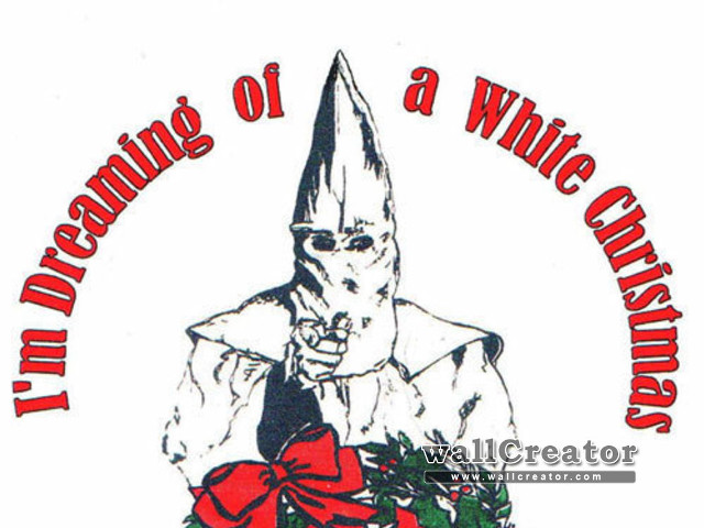 White christmas sticker santa hat free wallpaper for desktop - medium preview image