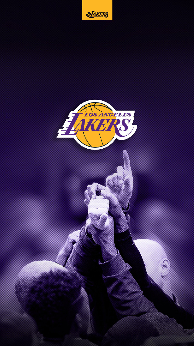 Man holding cup lakers logo free wallpaper for mobile - medium preview image