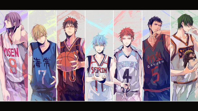 Anime basketball players uniforms numbers free wallpaper for desktop - medium preview image