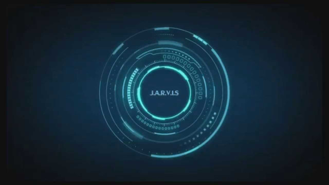 Jarvs circular logo blue green free wallpaper for desktop - medium preview image