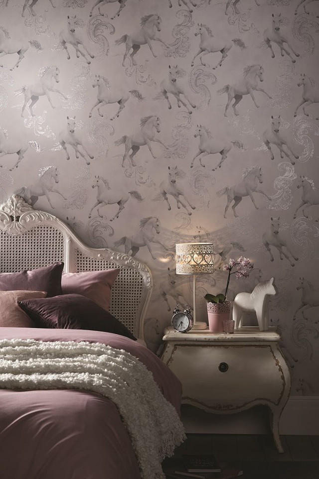 Bedroom horse wallpaper rococo flemish free wallpaper for mobile - medium preview image