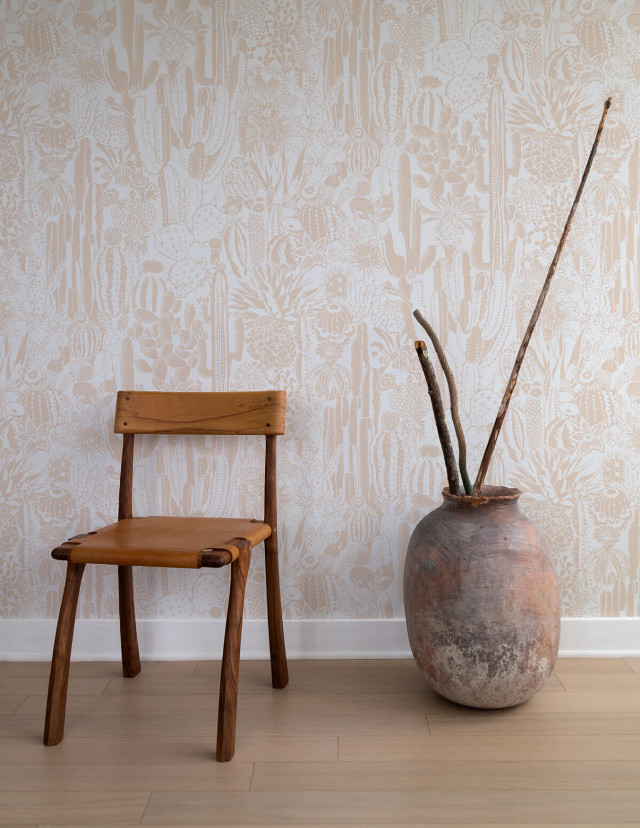 Chair vase sticks wooden floor free wallpaper for mobile - medium preview image