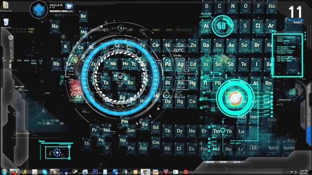Computer screen numbers circle data free wallpaper for desktop - medium preview image