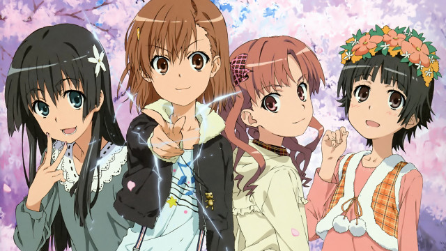 Girls tree flowers man pointing free wallpaper for desktop - medium preview image