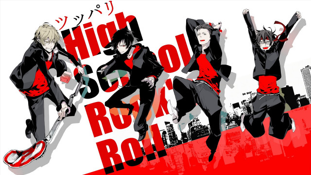 People arms city background red free wallpaper for desktop - medium preview image