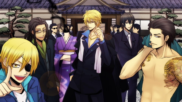 Group people building woman kimono free wallpaper for desktop - medium preview image