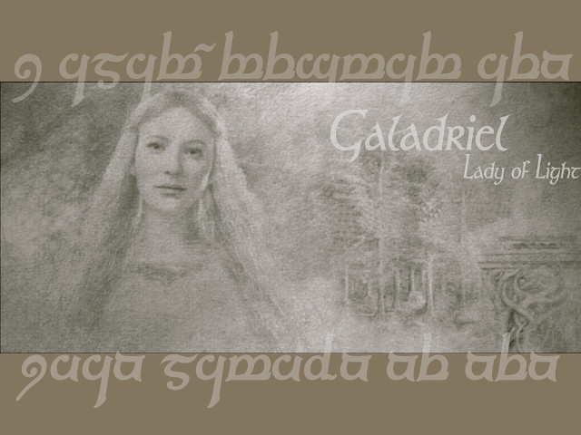 Galadiel lady of light drawing free wallpaper for desktop - medium preview image