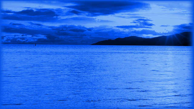 Boat water cloudy sky mountains #5 free wallpaper for desktop - medium preview image