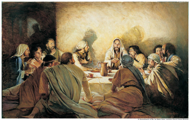 Jesus talking table woman white free wallpaper for desktop - medium preview image