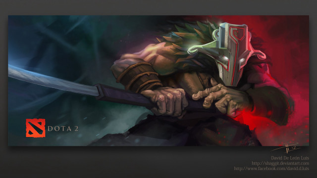 Man sword red light arm free wallpaper for desktop - medium preview image