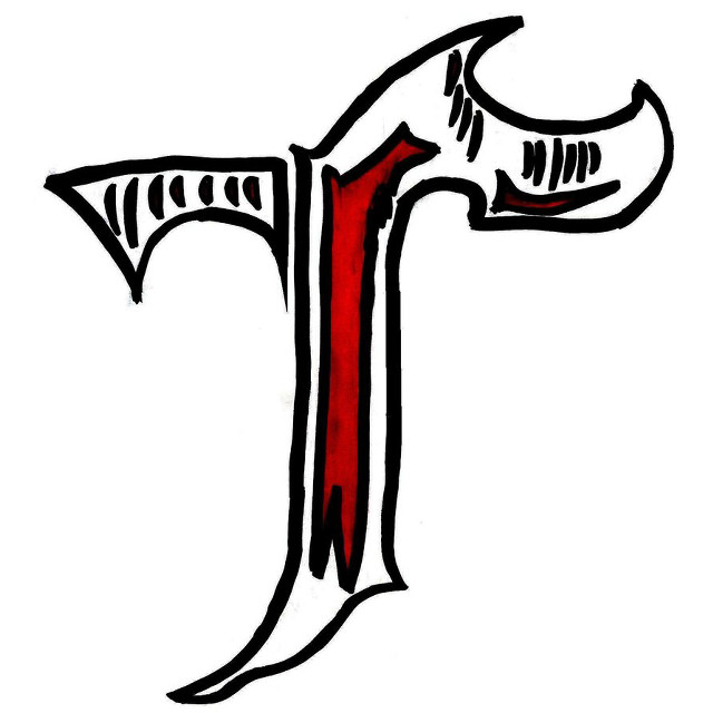 T red stripe black white free wallpaper for tablet - medium preview image