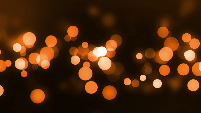 Blurry photo lights dark night free wallpaper for desktop - medium preview image