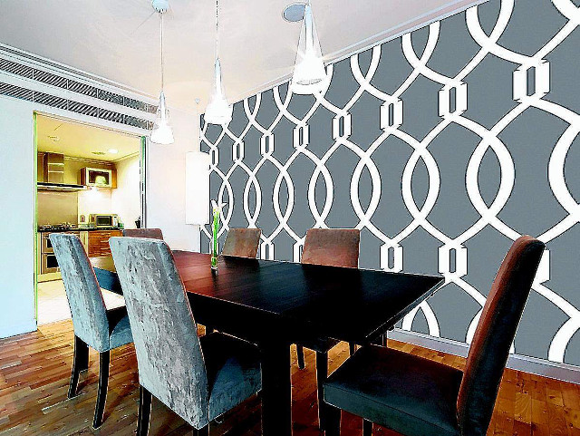 Dining room table chairs wallpaper free wallpaper for desktop - medium preview image