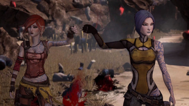 Women desert blood man yellow free wallpaper for desktop - medium preview image