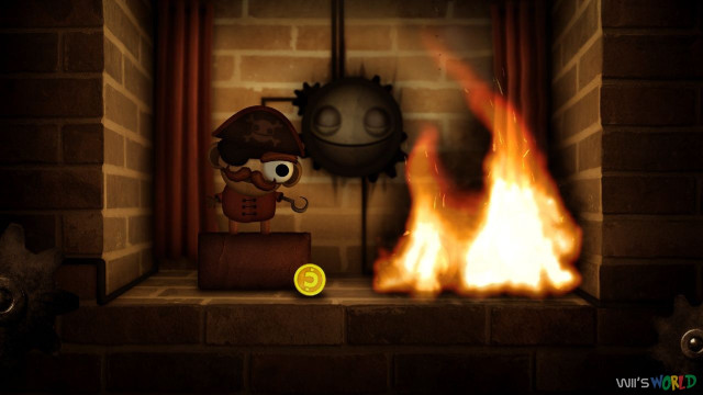 Fireplace stuffed animal clock burning free wallpaper for desktop - medium preview image