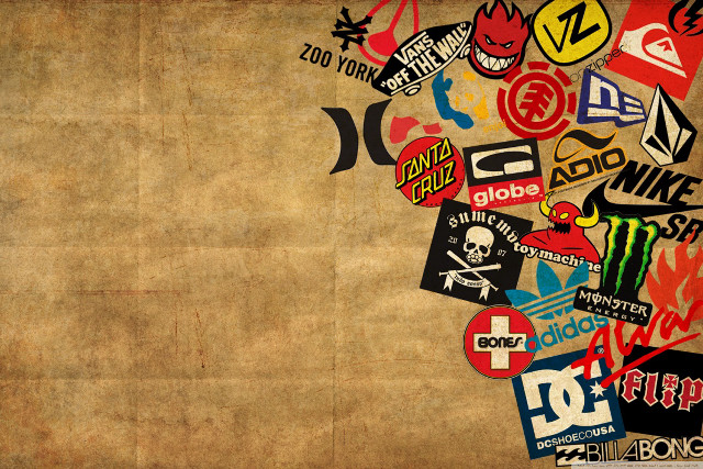 Stickers grungy background lyco graffiti free wallpaper for desktop - medium preview image