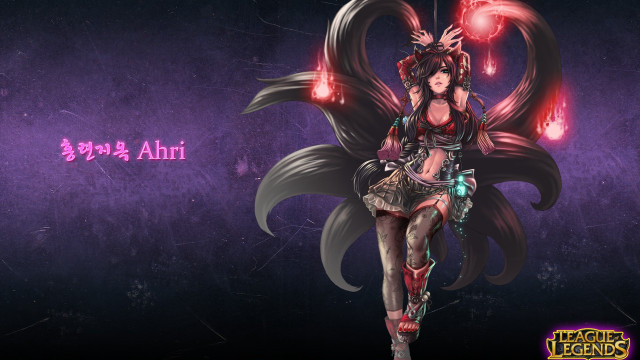 Woman sword demon outfit back free wallpaper for desktop - medium preview image