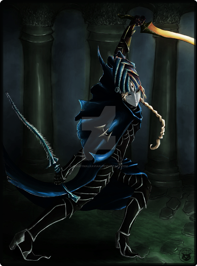 Man costume sword dark room free wallpaper for mobile - medium preview image