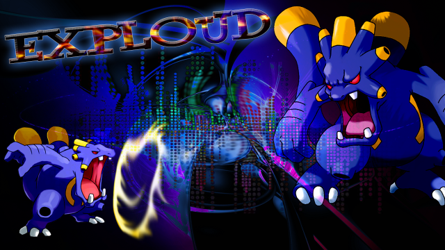 Cartoon animals exploud dark background free wallpaper for desktop - medium preview image