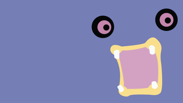 Cartoon face pokemon derf yellow free wallpaper for desktop - medium preview image