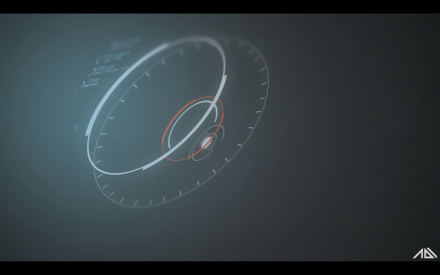 Computer screen circular object red free wallpaper for desktop - medium preview image