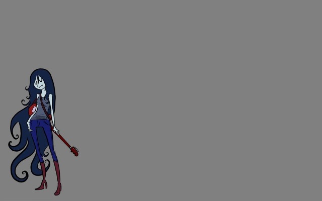 Cartoon longbluehair rednose blackwhiteface redblue free wallpaper for desktop - medium preview image