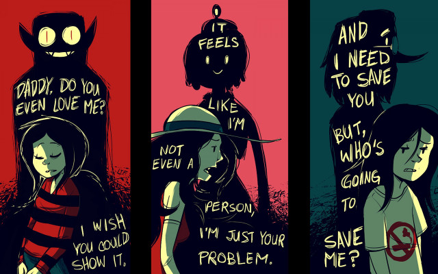 Woman man hat cat demon free wallpaper for desktop - medium preview image