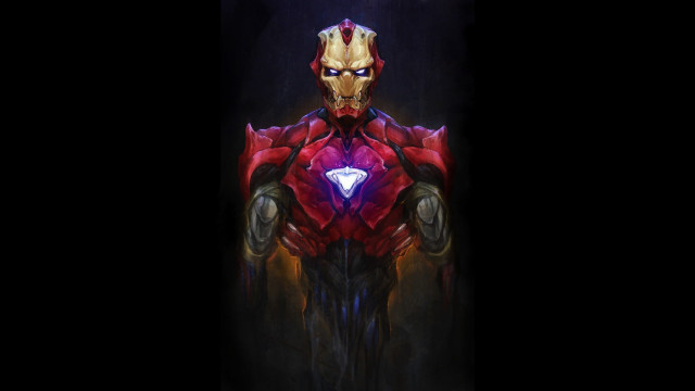 Avengers character red blue suit free wallpaper for desktop - medium preview image