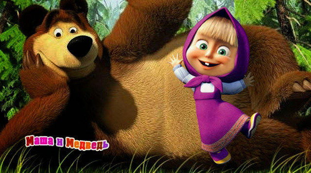 Cartoon character bear woods caption free wallpaper for desktop - medium preview image