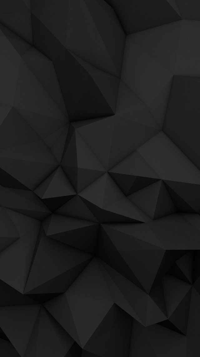 Low poly black background design free wallpaper for mobile - medium preview image