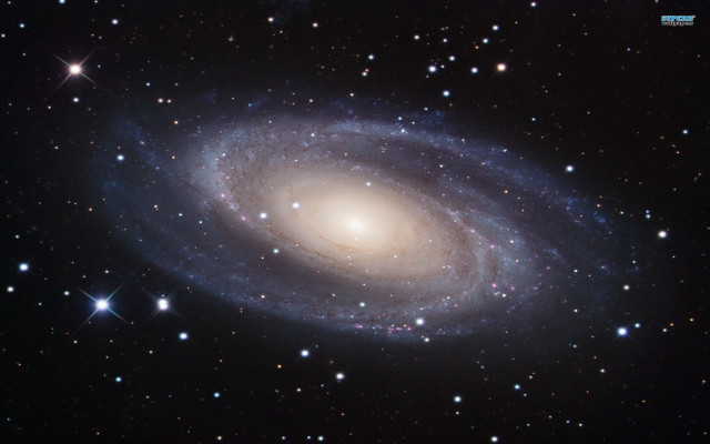 Large spiral galaxy stars black #2 free wallpaper for desktop - medium preview image