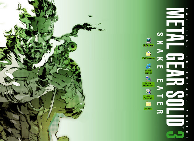 Man holding gun green white free wallpaper for desktop - medium preview image