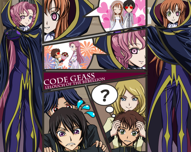 Comic strip girl guy background free wallpaper for desktop - medium preview image