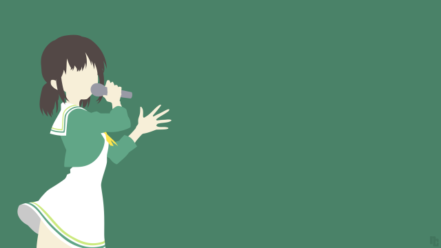 Woman green shirt microphone looking free wallpaper for desktop - medium preview image