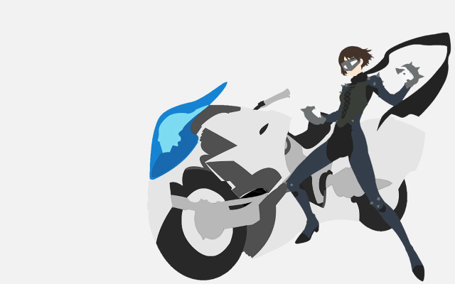 Motorcycle rider helmet blue flame free wallpaper for desktop - medium preview image