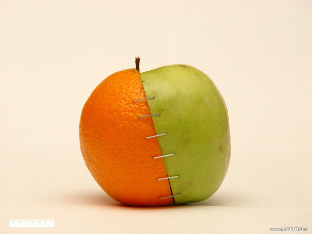 Green apple red apple pins free wallpaper for desktop - medium preview image