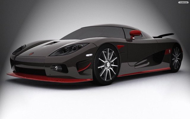 Gray red sports car white free wallpaper for desktop - medium preview image