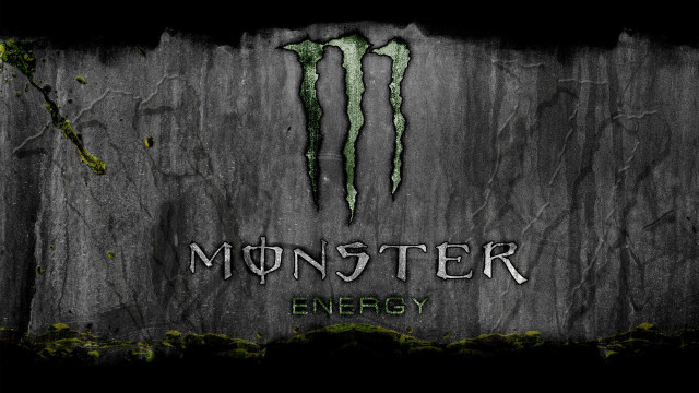 Monster energy logo wall green free wallpaper for desktop - medium preview image