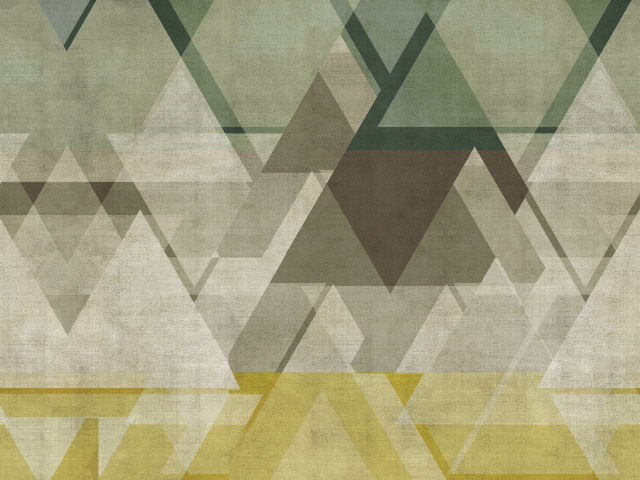 Abstract triangle pattern brown green free wallpaper for desktop - medium preview image