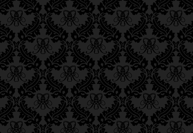 Black white wallpaper floral pattern free wallpaper for desktop - medium preview image