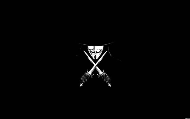Person two swords dark mask free wallpaper for desktop - medium preview image