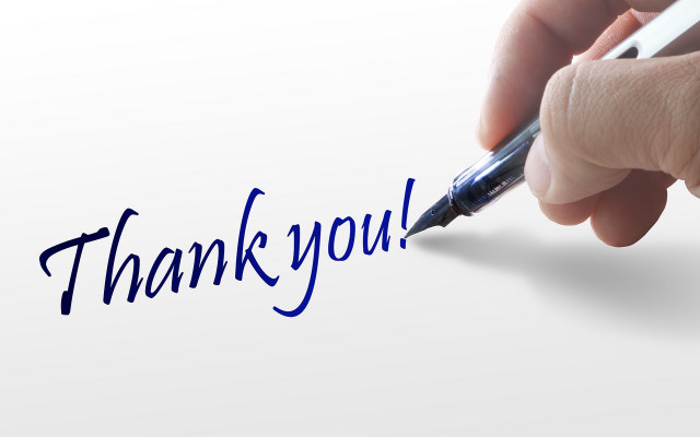 Thank you writing person pen free wallpaper for desktop - medium preview image