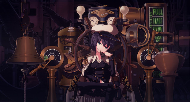 Woman chair machine clock wall free wallpaper for desktop - medium preview image