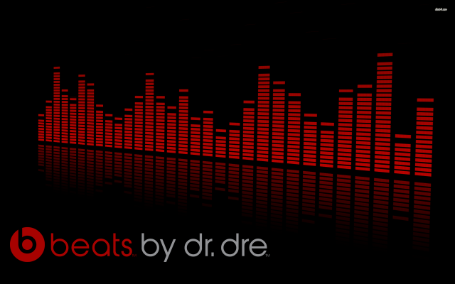 Red sound board beats by free wallpaper for desktop - medium preview image