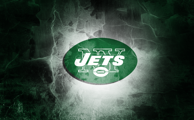 Jets logo green white dark free wallpaper for desktop - medium preview image