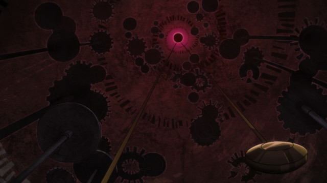 Red light gears ball middle free wallpaper for desktop - medium preview image