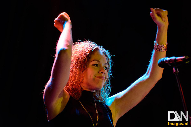 Woman red hair black top #5 free wallpaper for desktop - medium preview image