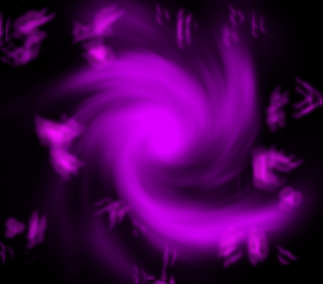 Purple swirl black background white #2 free wallpaper for tablet - medium preview image